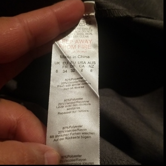 NWT Prettylittlething Label Charcoal Shirt Ring - Picture 6 of 7